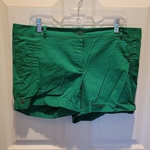 The Limited Size 12 Green Women's Shorts